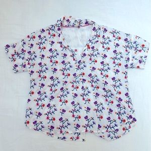 Pilcro embroidered shirt, XL